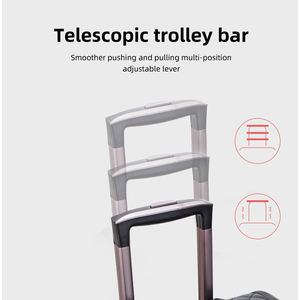 ชุดกระเป๋าเดินทาง 6 ชิ้น ขนาด 24 นิ้ว พร้อมกุญแจรหัสล็อค ล้อหมุนได้ วัสดุ PU กันน้ำ ขายส่งจากโรงงาน สำหรับการค้าต่างประเทศ - Product Image 6