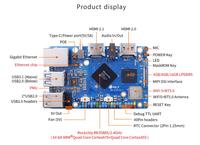 Orange Pi 5 Pro 4 Go LPDDR5 8 cœurs 64 bits RK3588S Carte de développement monocarte Décodage vidéo 8K Fréquence 2,4 GHz 8 Go 16 Go