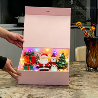 Caja de Regalo Plegable de Cartón con Cierre Magnético, Caja de Papel Dorada y Negra para Regalos de Boda, Caja de Papel para Invitados y Damas de Honor