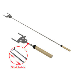 2025 fourchette à Barbecue rétractable en forme de U fourchette à BBQ télescopique ménage Hot Dog ailes de poulet fourchette cuisine BBQ outils de cuisson - Product Image 2