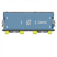 Robot AGV certifié ISO Chine, 60 tonnes, navigation magnétique, évitement d'obstacles par laser, véhicule logistique industriel à guidage automatique
