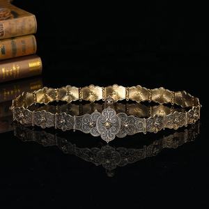 <span class=keywords><strong>Ceinture</strong></span> Chaîne en Strass de Luxe Marocaine Rétro pour Robe de Mariée, <span class=keywords><strong>Ceinture</strong></span> Métallique Réglable pour <span class=keywords><strong>Caftan</strong></span> de Mariée, Vente en Gros Usine - Product Image 4