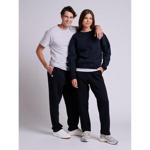 Pantalons de survêtement pour homme athlétique personnalisés, en polaire Dri Power, à bas ouvert, évacuant l'humidité, avec poches, coupe décontractée - Product Image 5