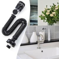 Crépine en plastique ABS tuyau de vidange des déchets Flexible ménage Anti-odeur salle de bain ou cuisine évier tuyau de vidange