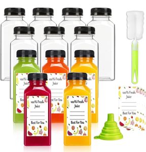 Square Beverage Juice <b>Bottle</b> with Cap Food Grade Reusable Eco-Friendly Dishwasher Safe Classic Style Water <b>Drinking</b> <b>Bottles</b> - Product Image 1