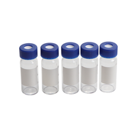 Flacons en verre pour échantillonneur automatique transparent de 2ml Flacons HPLC chromptochrpy Flacon d'échantillon transparent avec bouchons à vis