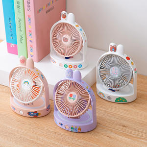 Ventilador de carga Usb con orejas de conejo Mini ventilador de refrigeración de mesa de escritorio lindo - Product Image 5