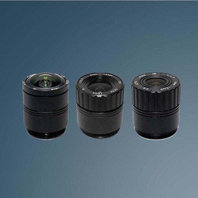 5.0mp 1/2.5" F2.0  CS Mount Camera Lens 2.8mm Fixed Light Circle Fixed Focus metal security camera Lens