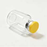 Flacons en verre transparent vides de 10 ml, 20 ml, 30 ml, logo personnalisé acceptable, contenants cosmétiques