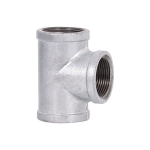 Hot Selling Dip Galvanized Malleable Iron Tube Connector Big <strong>Tee</strong> <strong>Reducer</strong> and Other <strong>Pipe</strong> <strong>Fittings</strong> - Product Image 2