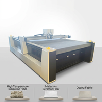 Cortadora CNC Digital Automática para Cortar Materiales Resistentes al Calor como Manta de Fibra Cerámica, Tela de Fibra de Cuarzo y Compuesto de Aramida