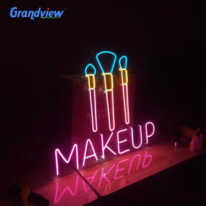 Dropshipping, letrero de neón hecho a mano, luz de neón Led rosa fuerte para decoración de pared, letreros de neón de belleza - Product Image 5