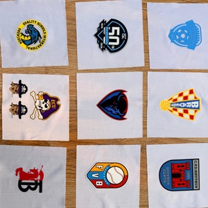 Grade 4-5 Colorfastness Grid Pattern Garment <b>Labels</b> Soft-touch & Flexible Silicone Patch for T-shirt - Product Image 2