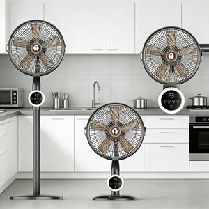 2026 3-Mode <b>Fan</b> <b>Standing</b>/Desk/Clip-on <b>Fan</b> 360 Oscillation Energy Efficient Outdoor Hotel Use (Dark Gray) - Product Image 2