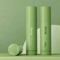 Flacon roll-on en plastique PP givré de 10 ml avec bille en acier, vide, rechargeable, pour échantillons d'huiles essentielles