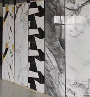Panneau mural tout usage en PVC UV résistant aux intempéries et aux rayures Texture de pierre Panneaux de construction pour la décoration intérieure et extérieure