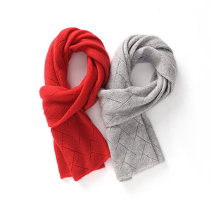 Nuevo Diseño de Bufanda de Cachemira con Punto Pointelle, Suéter Cálido para el Cuello, Chal para Hombre y Mujer, Bufandas y Chales Tejidos de Invierno - Product Image 1