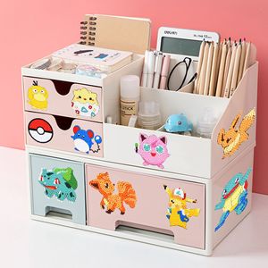 Kit adesivi pittura diamante per bambini adesivi animali cartone animato adesivi diamante orso volpe punto croce Lion Child Puzzle - Product Image 6