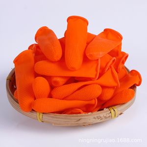 Latex Finger <b>Cots</b> Textured Anti Static Anti Slip For Cleanroom Electronics Factory Food Processing Protection - Product Image 2