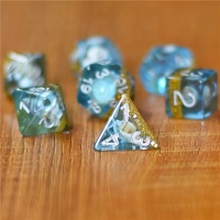 Pour Udixi Logo personnalisé RPG jeux de société résine polyédrique canapé ensemble de dés pour donjons et Dragons