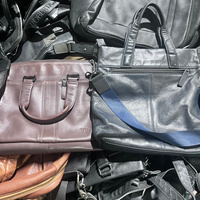 A13-1 Tas Pria Bekas Grosir Kulit Asli Tas Kerja Berkualitas Tinggi Vintage Tas Laptop Kantor Bisnis