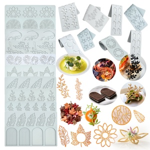 Molde de Silicona TangChu para Fondant con Diseño de Hoja de Arce y Espiga de Trigo, para Decoración de Repostería y Gastronomía Molecular - Product Image 1