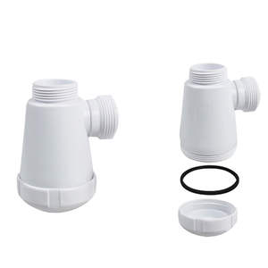 WaiiHO 024 Trampas de Desagüe Clásicas Empotradas en Pared con Sello de Agua en U de PP para Desodorización - Product Image 4