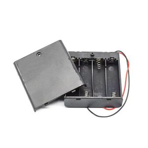 4AA giữ pin với nắp và chuyển đổi 6V trường hợp pin với dây - Product Image 4
