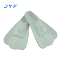 JYF Meilleures ventes Palmes de natation courtes en silicone à design ergonomique pour l'entraînement des enfants