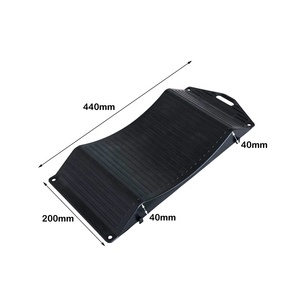 프리미엄 품질 휠 프로텍터 안티 슬립 패드 블랙 내구성 PP 자동차 타이어 보호기 램프 - Product Image 1