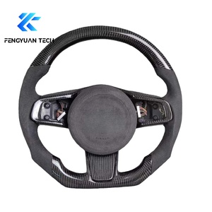 Volante Deportivo Personalizado de Fibra de Carbono con LED y Alcántara para <span class=keywords><strong>Jaguar</strong></span> XF, XJ, <span class=keywords><strong>F</strong></span>-<span class=keywords><strong>Type</strong></span>, <span class=keywords><strong>F</strong></span>-Pace, E-Pace, XE 2012, 2013, <span class=keywords><strong>2014</strong></span> - Product Image 3