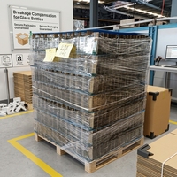 Bouteille en verre personnalisée de 330 ml, 500 ml, 750 ml pour l'eau gazeuse, les sodas, l'eau minérale, l'eau de source, l'emballage de boissons, bouteille en verre pour boisson