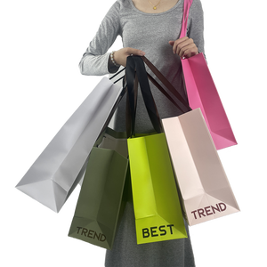 תיק קניות נייר מתנה אישית שקיות נייר בגדים נעליים קרטון אריזה נעליים קראפט שקית עם ידית - Product Image 3