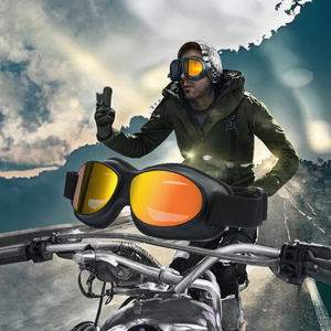 Nouvelles Lunettes de Moto Rétro Harley 2026 en Stock, Monture Intégrale en TPU, Verres PC Toriques, Dégagement Rapide, Unisexe - Product Image 3