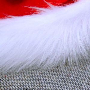 Original Factory Custom Size High Quality Plush Velvet Red Santa Claus Christmas <b>Hat</b> <b>for</b> Adults & Children - Product Image 6