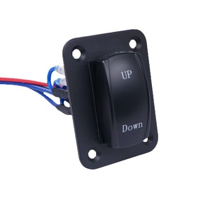 Window Lifter <b>Switch</b> 15A 24V Rocker Panel With Wiring For Car Truck Boat <b>Lamp</b> Control - Product Image 2