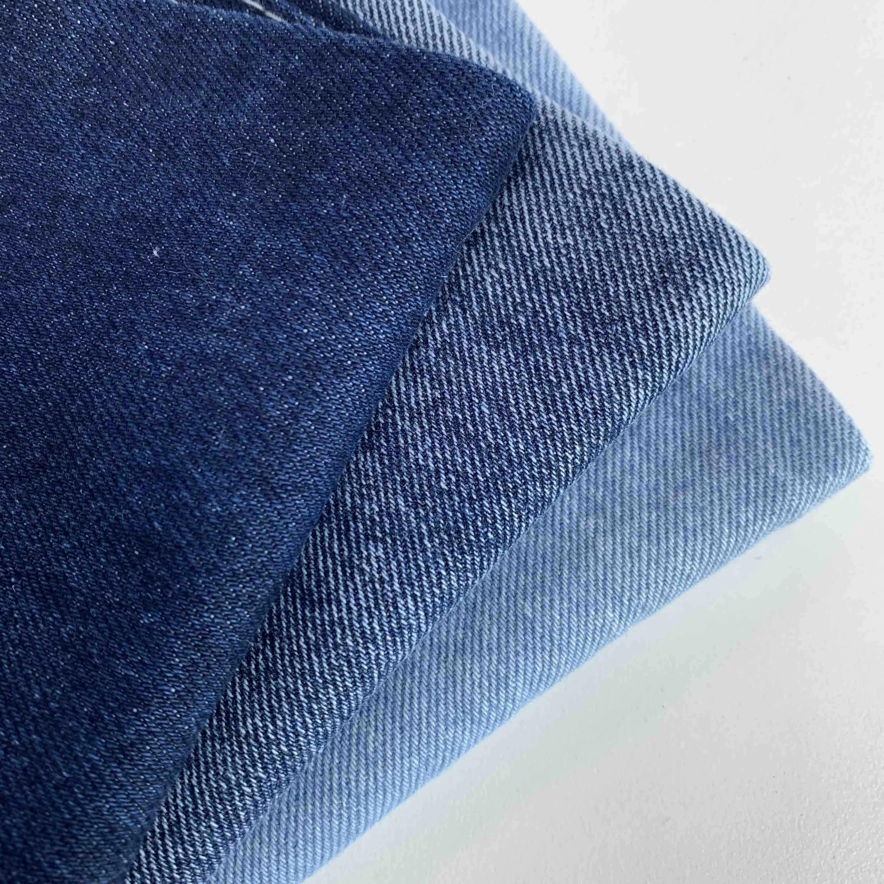 12.7oz Dark Blue 100%Cotton Non-stretch Cloths High Quality Denim Fabric