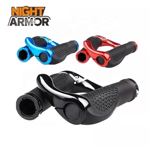 Tay nắm xe đạp leo núi Bộ tay cầm có sừng Bộ tay cầm hấp thụ sốc Tay cầm xe đạp chống trượt có đầu thanh - Product Image 2