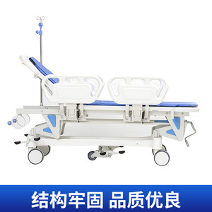 Cama de transporte médico, fabricante de camillas para endoscopia gastrointestinal, carrito multifuncional con elevación y respaldo ajustable. - Product Image 2