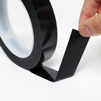Ruban isolant électrique en mylar adhésif acrylique PET, noir, bloquant la lumière, pare-soleil, Mara polyester