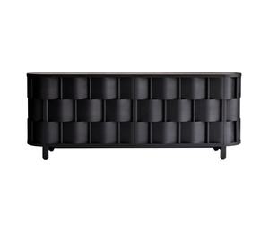 Mobile <span class=keywords><strong>TV</strong></span> in Legno Massello Stile Nordico Retrò, Armadietto Creativo Wai Ji Feng con Design Artistico per Uso Domestico - Product Image 1