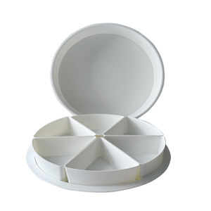 Poubelle Sensorielle Multifonctionnelle <span class=keywords><strong>Montessori</strong></span> pour Enfants avec Couvercle et Fiche de Rangement Amovible pour Plateau Circulaire Sensoriel - Product Image 5