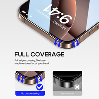 Nouveau Protecteur d'écran Anti-Espion 2025 pour iPhone 17 Pro Max, 17 Air, 16 Pro, 15, 14 Pro – Accessoires pour Téléphones Mobiles