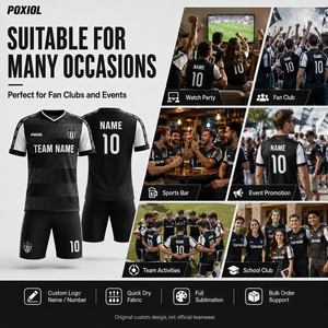 Maillots de football personnalisés 2026 – Kits d'entraînement respirants, ensembles d'uniformes de football sublimés OEM, maillots de football à séchage rapide - Product Image 5