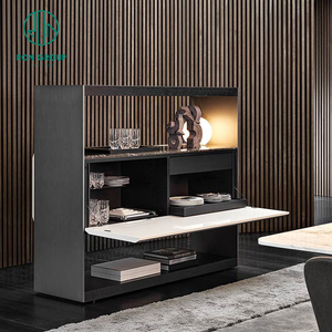 Meuble TV moderne personnalisé étagère porte-revues carré multi-usage rangement meuble TV ensembles pour salon hôtel villa - Product Image 3
