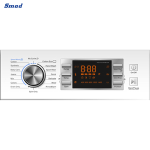 Lave-linge à tambour autoportant en acier inoxydable, à faible bruit, à LED blanches, le plus vendu, pour usage domestique - Product Image 6