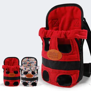 Мягкая удобная сетчатая холщовая короткая плюшевая нагрудная сумка для собак, переноска для домашних животных, безопасный рюкзак для переноски домашних животных