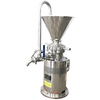 Tuyau de circulation vertical en acier inoxydable de qualité alimentaire, fonctionnant de manière stable. Moulin colloïdal multi-tailles pour boissons et jus