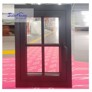 USA Florida villa maison utiliser la fenêtre de conception de gril <span class=keywords><strong>colonial</strong></span> FL fenêtre à battant en aluminium codée ouragan évalué avec moustiquaire - Product Image 1