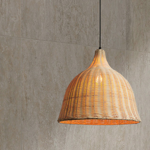 <span class=keywords><strong>Lampe</strong></span> suspendue en <span class=keywords><strong>rotin</strong></span> avec <span class=keywords><strong>abat</strong></span>-<span class=keywords><strong>jour</strong></span> en <span class=keywords><strong>rotin</strong></span> <span class=keywords><strong>pour</strong></span> l'éclairage décoratif intérieur et extérieur - Product Image 4